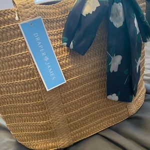 Draper James Everyday Straw Bag